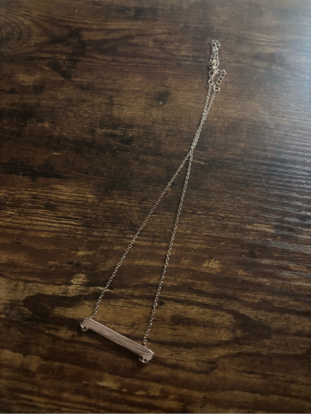 🎁 FREE GIFT WITH C$50+ PURCHASE | Rose Gold-Tone Bar Necklace